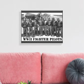 FIGHTERPILOTEN VAN DE WERELDWIJDE OORLOG II CANVAS AFDRUK (Insitu (Woonkamer))