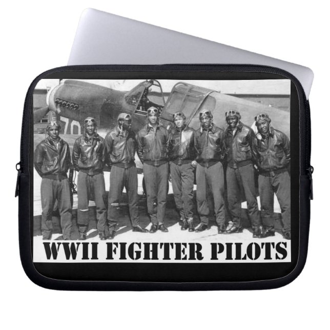FIGHTERPILOTEN VAN DE WERELDWIJDE OORLOG II LAPTOP SLEEVE (Voorkant)
