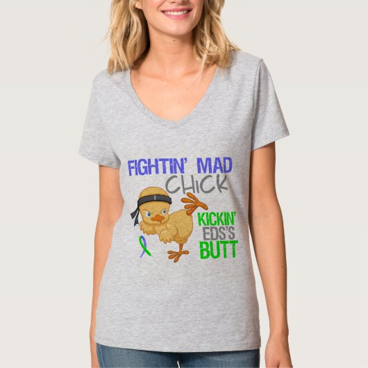 Fightin Chick EDS T-shirt (Voorkant)