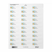 Fightin Chick Peritoneal Cancer Etiket (Full Sheet)