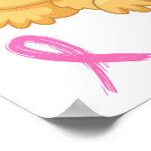 Fightin' Mad Chick Breast Cancer Poster (Hoek)