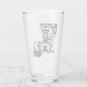 Fightin Tiger Pint Glas (Achterkant)