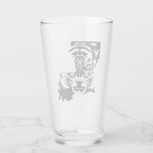 Fightin Tiger Pint Glas (Achterkant)