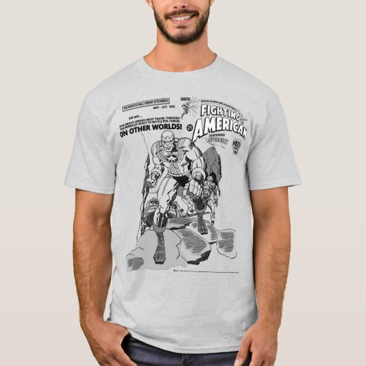 'Fighting American' Actie Comic T-Shirt (Voorkant)