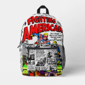 'Fighting American' Retro Comics Rugzak (Voorkant)