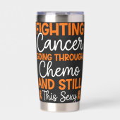 Fighting Cancer AML Leukemia Awareness Support Geïsoleerde Drinkbeker (Voorkant)