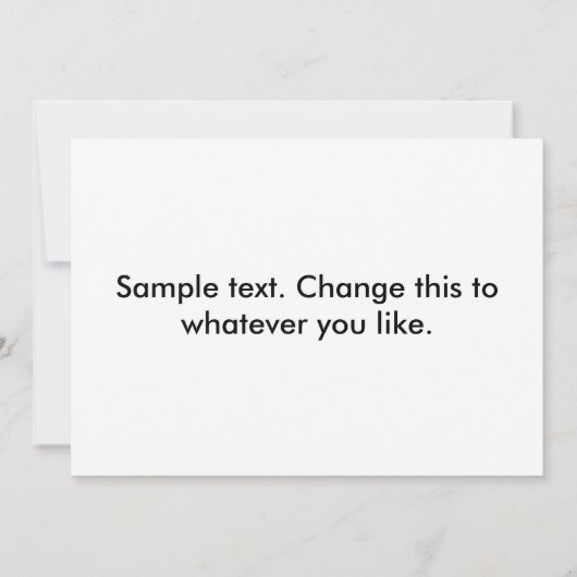 Fighting Deer Invitation Kaart (Achterkant)