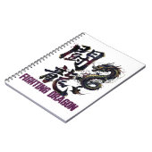 Fighting Dragn -闘龍- The form of a fighting dragon Notitieboek (Linkerzijde)