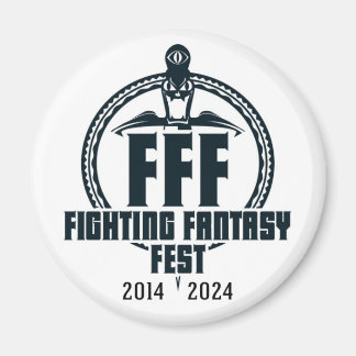 Fighting Fantasy Fest 10e Jubileum magneet