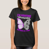 Fighting Fibromyalgia  Fibro Survivor Fibromyalgia T-shirt (Voorkant)