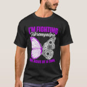 Fighting Fibromyalgia Fibro Survivor Fibromyalgia T-shirt (Voorkant)