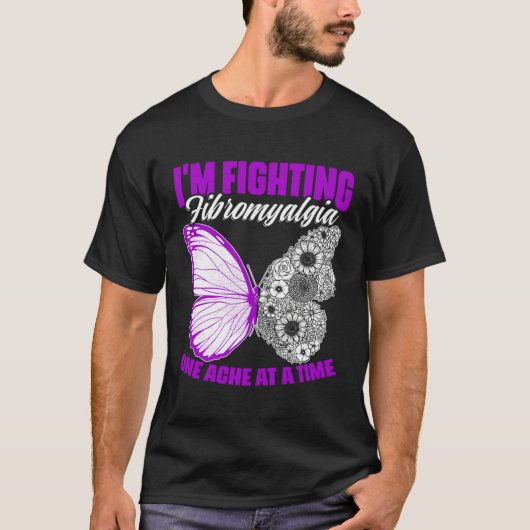 Fighting Fibromyalgia Fibro Survivor Fibromyalgia T-shirt (Voorkant)
