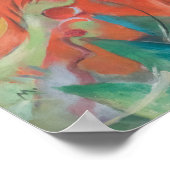 Fighting Forms (1914) van Franz Marc Poster (Hoek)