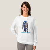 Fighting Mech (blauwe eenheid) T-shirt (Voorkant volledig)