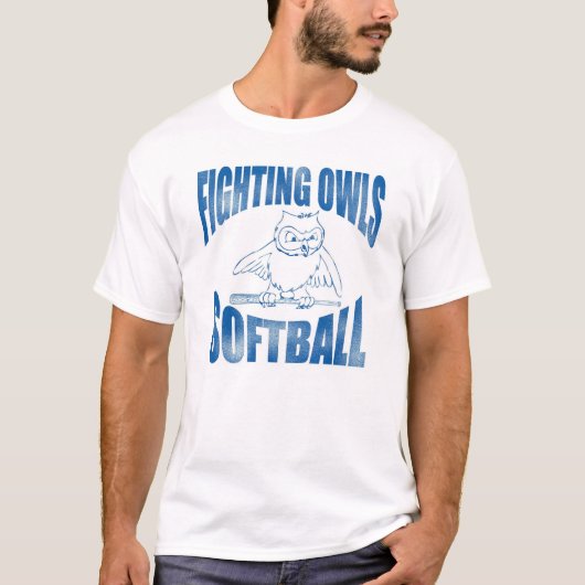 Fighting Owls Softball T-shirt (Voorkant)