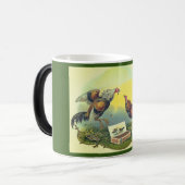 Fighting Roosters Sigaren Koffie Mok (Voorkant links)