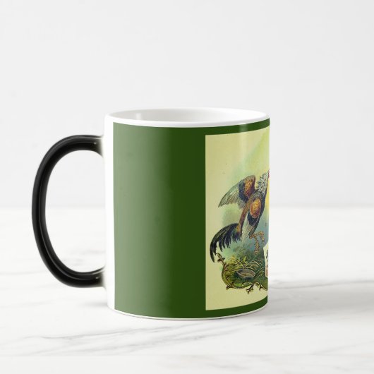 Fighting Roosters Sigaren Koffie Mok (Links)