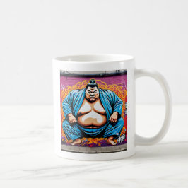 Fighting Sumo Wrestlers: Japanese-Inspired Art Koffiemok