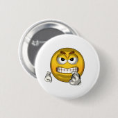 Fighting - Toon Ronde Button 5,7 Cm (Voorkant /achterkant)
