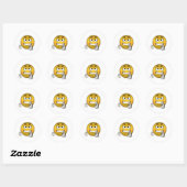 Fighting - Toon Ronde Sticker (Vel)