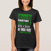 Fighting with a smile Cerebral Palsy Awareness T-shirt (Voorkant)
