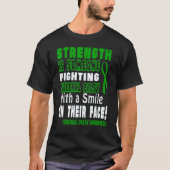 Fighting with a smile Cerebral Palsy Awareness T-shirt (Voorkant)
