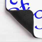 Figlia Daughter Italiaans blauw hart Muismat (Hoek)