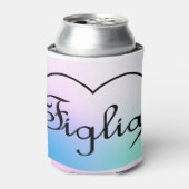 Figlia Daughter Italiaanse hartpastels Blikjeskoeler (Blikje Voorkant)