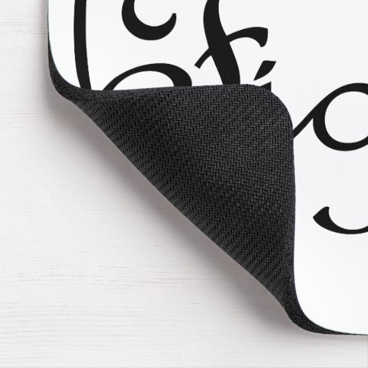 Figlia in het Italiaans is het daughter hart Muismat (Hoek)