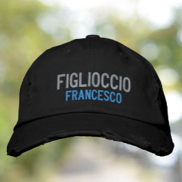 Figlioccio (godson) gepersonaliseerd geborduurde pet