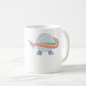 Figment die rond de Epcot-bal vliegt met regenboog Koffiemok (Voorkant rechts)