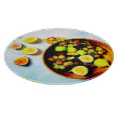 "Figs and Grapes Fruits" bevestigen foto. Bestel n Snijplank (Hoek)