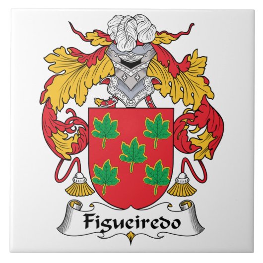 Figueiredo Family Crest Tegeltje (Voorkant)