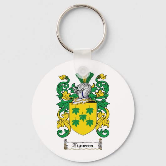 FIGUEROA FAMILIE CREST - FIGUEROA COAT WAPENS SLEUTELHANGER (Voorkant)