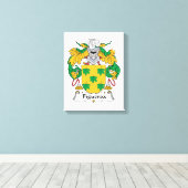 Figueroa Family Crest Canvas Afdruk (Insitu (Houten vloer))