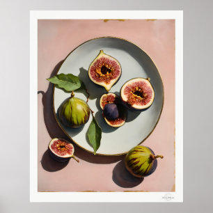 Figur Stilleven op Bord Poster