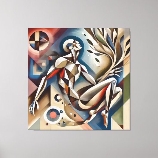 Figuratief expressionisme tweede canvas afdruk (Voorkant)