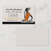 Figurative Beads Jewelry Designer Artist Mode Visitekaartje (Voorkant / Achterkant)