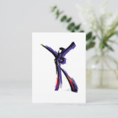 Figurative Woman Briefkaart (Staand voorkant)