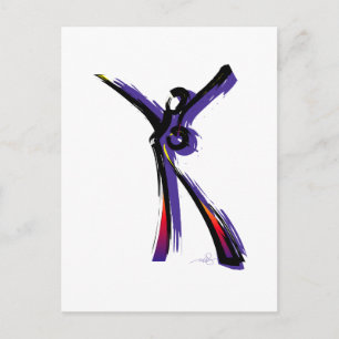 Figurative Woman Briefkaart