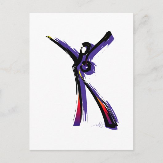 Figurative Woman Briefkaart (Voorkant)