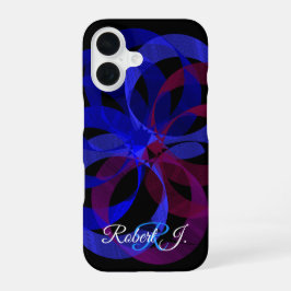 Figure 8 Geometric Phone 16 Case iPhone 16 Hoesje