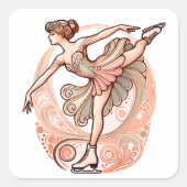 FIgure Skater Sticker (Voorkant)