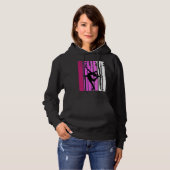 Figure Skates Ice Skating Pink Team Fan Believe Mo Hoodie (Voorkant volledig)