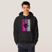 Figure Skates Ice Skating Pink Team Fan Believe Mo Hoodie (Voorkant volledig)