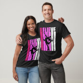 Figure Skates Ice Skating Pink Team Fan Believe Mo T-shirt (Unisex)