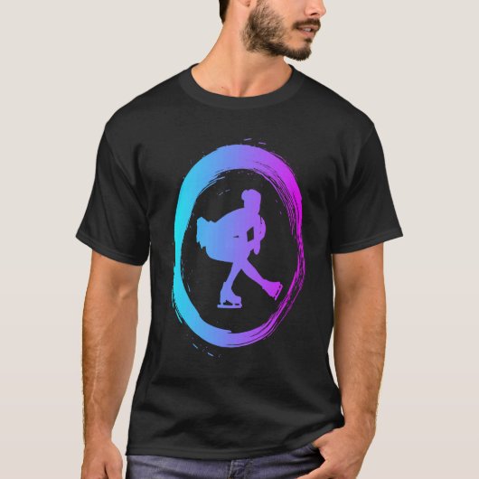 figure skating dance ice skate figure skater t-shirt (Voorkant)