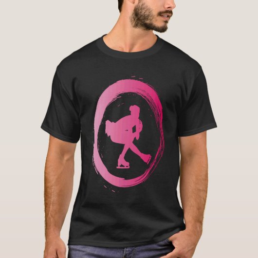 figure skating dance ice skate figure skater t-shirt (Voorkant)