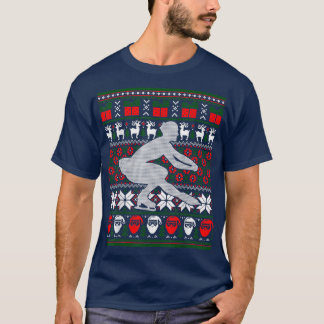 Figure Skating Dancer Ice Skate Dancing Happy Holi T-shirt