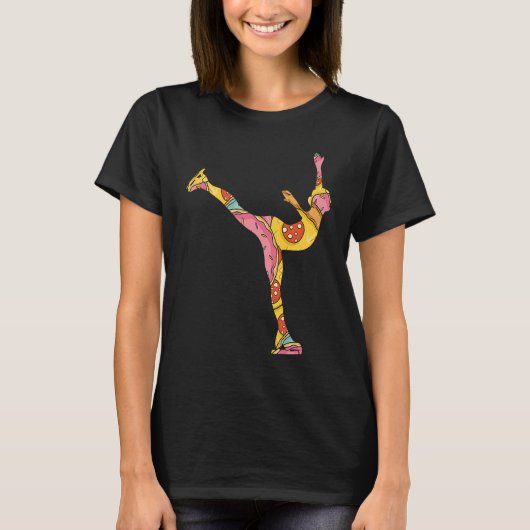 Figure Skating Girls And Women Ice Skating  1 T-shirt (Voorkant)